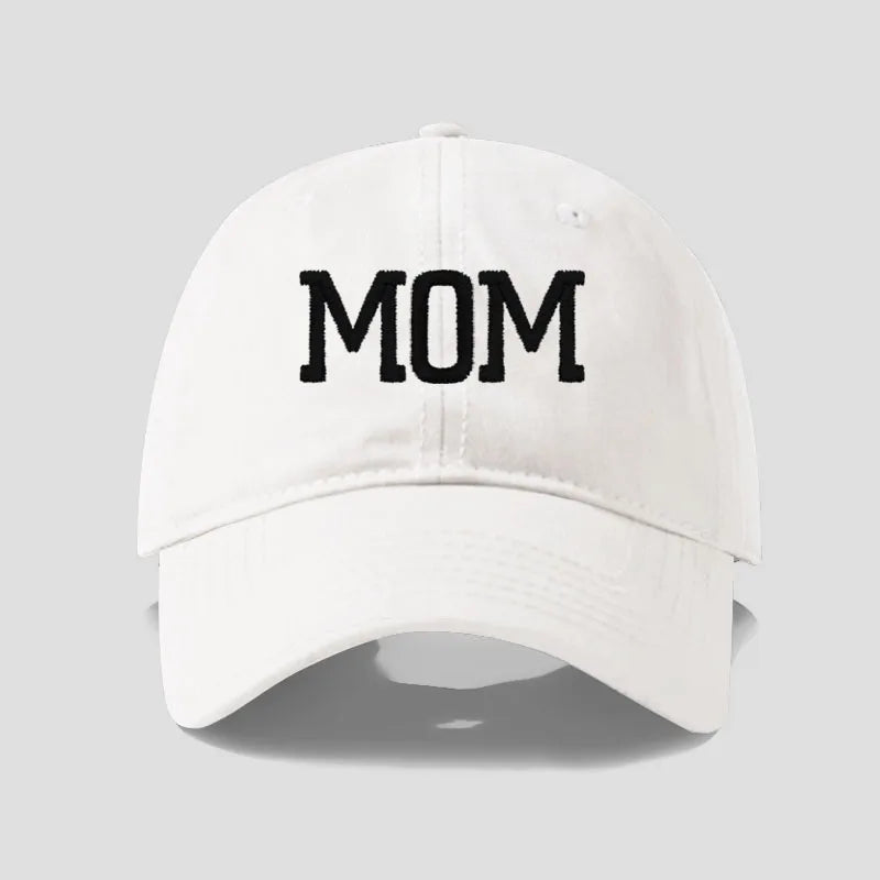 DAD MOM Embroidery Pure Cotton Men's Baseball Cap For Man  Womne's Fashion Sport Golf Caps Sun Hat Dropshipping