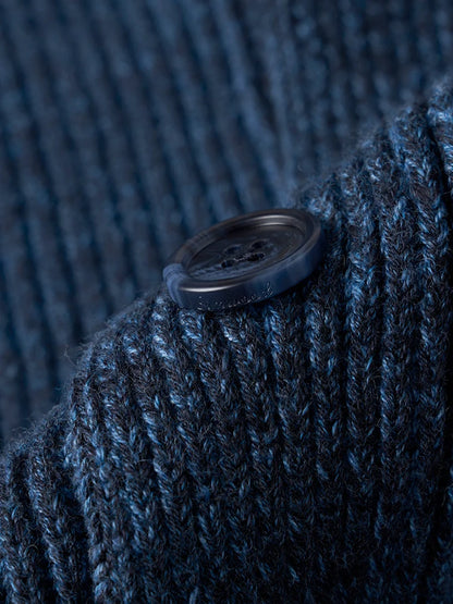 Simwood High Standard Autumn nieuw aankomsten SHAWL COLLAR CARDIGAN MANNEN 7 GAAGE VINTAGE SWEATER JAAKTEN KNITTWEAR