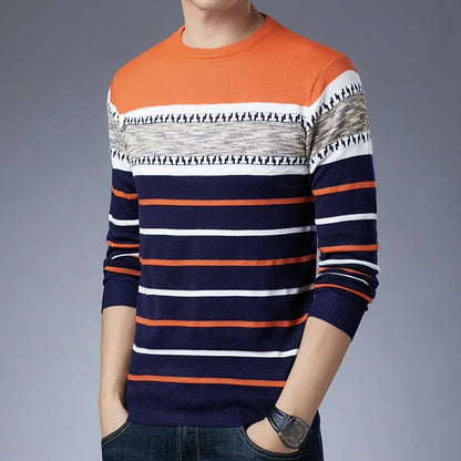 Pull à manches longues pour une chemise en tricot à manches longues à manches longues pour hommes à la mode et à manches longues pour hommes