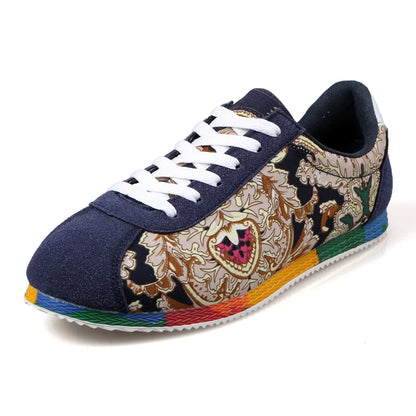 Luksuzni rumeni moški priložnostni superge modne tiskane oblikovalske čevlje za moške originalne lahke superge Man Zapatillas de Hombre