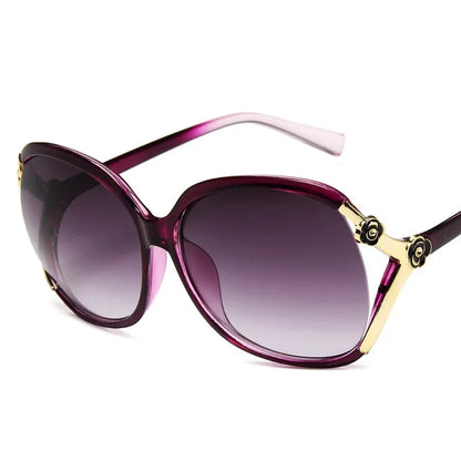 Gafas Classic Retro Large Frame Women's Sunglasses Fashion Brand Sun Glasses  Lady Driving Luxury Eyewear UV400 Oculos