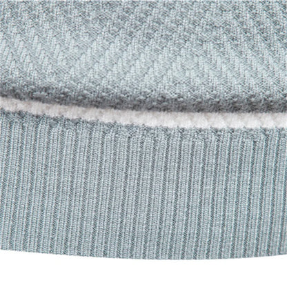 Camisola de manga longa de gola alta masculina, blusas finas, moda casual, roupas de outono, novo
