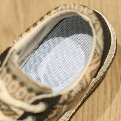 Chaussures décontractées plates pour hommes baskets en toile pour hommes Summer Souffer pêcheur en lin mocassins en tissu confortable Espadrilles