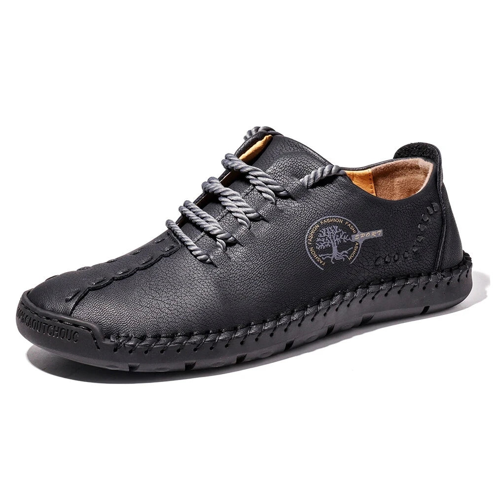 Chaussures à la main pour hommes décontractés pour hommes baskets hommes confortables en cuir mores de bouteilles