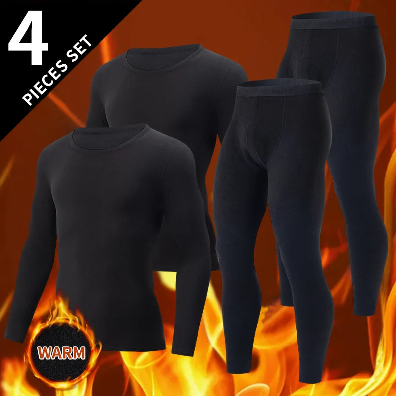 Pantalon à manches longues de 4 pièces / 2 pièces dans les sous-vêtements thermaux d'automne et d'hiver