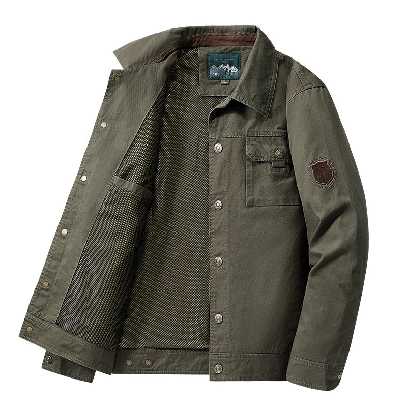 mens cargo jackets New Fashion bomber jacket mens wear simple British style Warm Windproof Jacket and coat baseball jacket male
