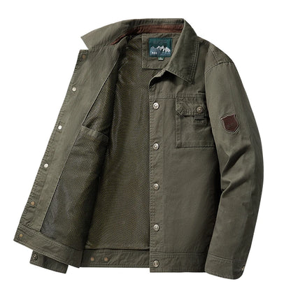 mens cargo jackets New Fashion bomber jacket mens wear simple British style Warm Windproof Jacket and coat baseball jacket male