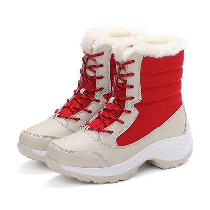 Women Boots Lightweight Ankle Boots Platform Shoes For Women Heels Winter Botas Mujer Keep Warm Snow Winter Shoes Female Botines