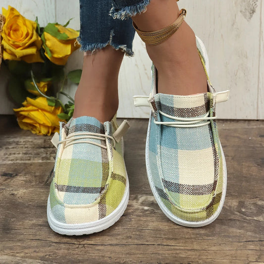 Women Canvas Shoes Summer Woman Fashion Breathable Lace Up Sports Shoes Women Platform Walking Designer Shoes Causal Sneakers