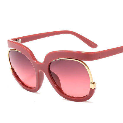 New Fashion Round Oversized Sunglasses For Women Men Retro Designer Ladies Sun Glasses Trending Product Shades UV400 Eyewea