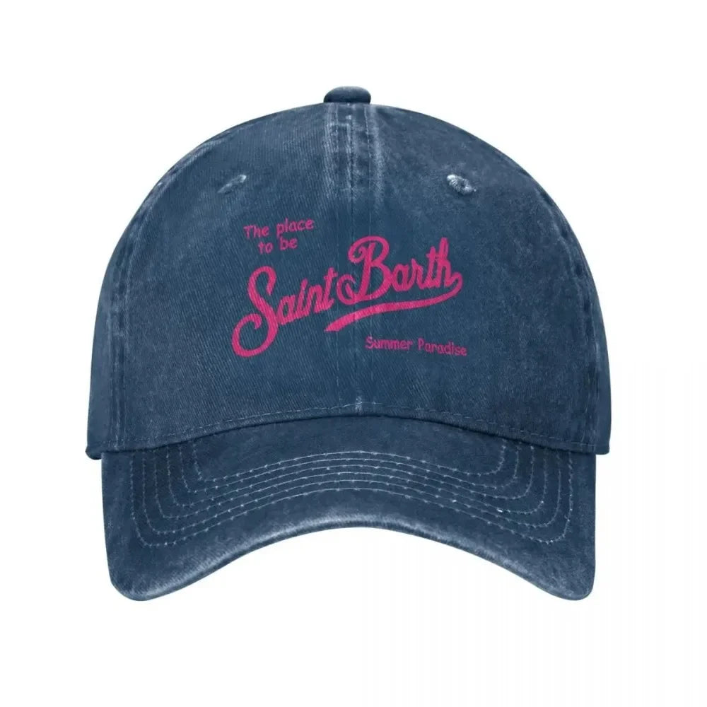 Fashion S-Saint B-Barth Baseball Caps Women Men Snapback Cap Female Male Visors Sun Hat Unisex Adjustable Cotton Trucker Hats