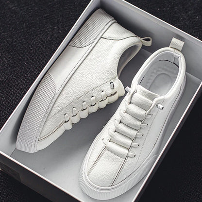 Spring New Men Shoes Fashion Lace-up Men Sneakers Designer Leather Casual Shoes comfortable Outdoor Men Running Shoes Tenis 2025
