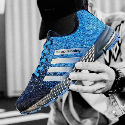 Men Casual Sneakers Summer Breathable Sport Shoes Lightweight Outdoor Mesh Running Shoes Athletic Jogging Tenis Walking Shoes