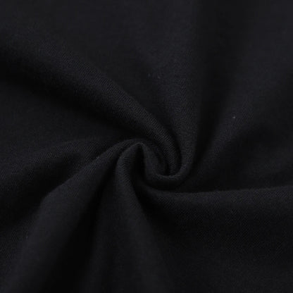 Paar T-stukken zwemmen zwarte kat duiken schouder schouder korte mouwen t-shirt voor mannen vrouwen ademende casual pure katoenen losse tops