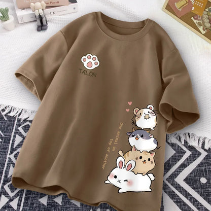 Japansk söt hamster stil söt tryck dagligen slit