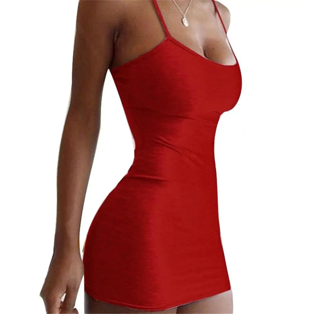 Vestido de mujeres para la fiesta de fiesta Sexy Slim-Fit Solid Color Mujeres Dirección para fiesta para fiesta