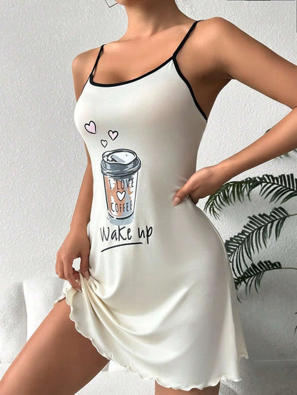 Lingerie Dress Sleeping Wear for Woman Pajamas Sexy Sleepewear Women's Pajama Dress Sleepwear Piece Summer Night Shirts Ladies
