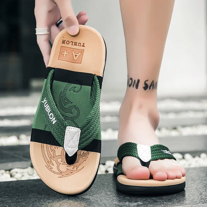 2025 الصيف Flip Flops Men Men Sandals Anti-slip trevable men men beach slippers slippers ourdoor ourdive big 45