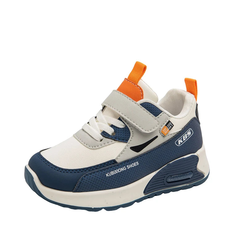 PU Leather Sport Shoes for Children 2025 Trend Fashion Kid's Sneakers Pehmeä Polted Outdoor Boy's Girl's Ruoren kengät