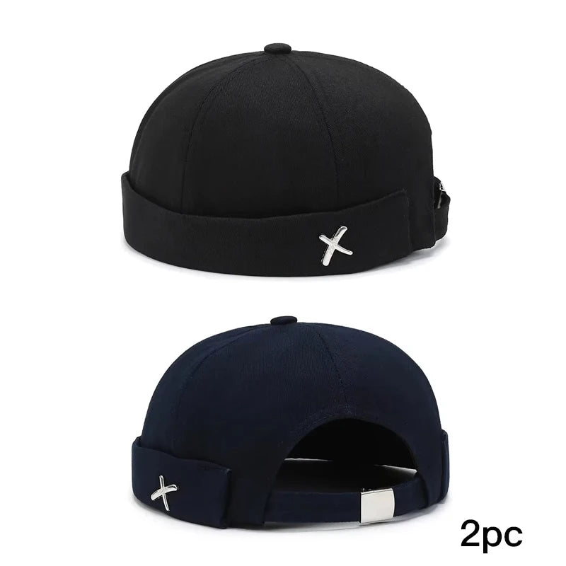 Sombrero de primavera New Guppi, Versión coreana, personalidad, gorro, sombrero redondo, marinero, sombrero de propietarios, nicho de hombres y mujeres