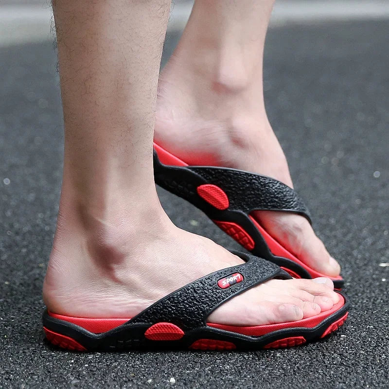 Nýtt sumar tískuflipp flip flops frjálslegur inniskór innandyra og útiskór úti