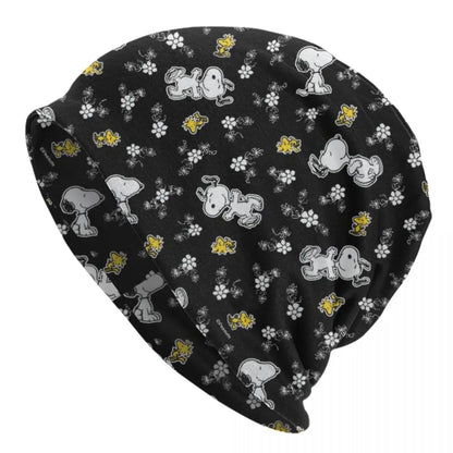 Custom The Peanuts Bonnet Hats Street Knitted Hat For Women Men Winter Warm S-Snoopys Skullies Beanies Caps