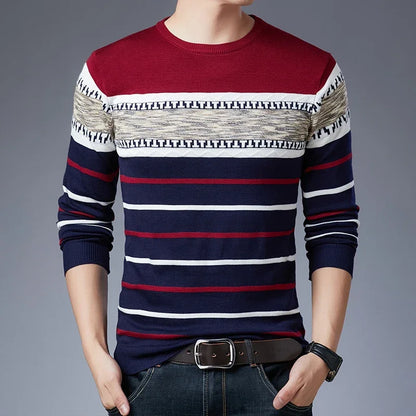 Pull à manches longues pour une chemise en tricot à manches longues à manches longues pour hommes à la mode et à manches longues pour hommes