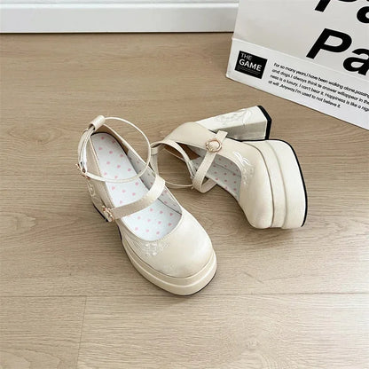 Platforme de designer cu tocuri înalte lolita curele de modă de cruci de modă de primăvară de toamnă de noapte Clubul de stripper