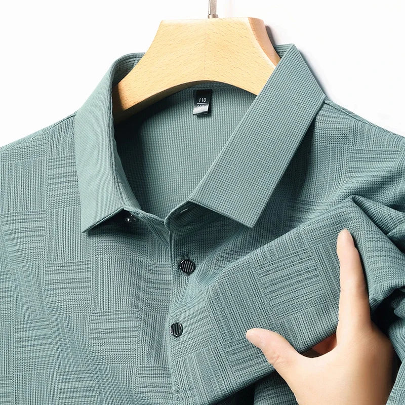 2024 Camiseta de manga corta de manga corta de manga corta de nuevo negocio impreso para hombres Moda de manga corta cómoda y transpirable Top