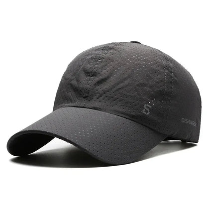 Original design løpende hette tynn rask tørkende pustende and tunge utendørs menns sol sommerfiske avisor baseball cap