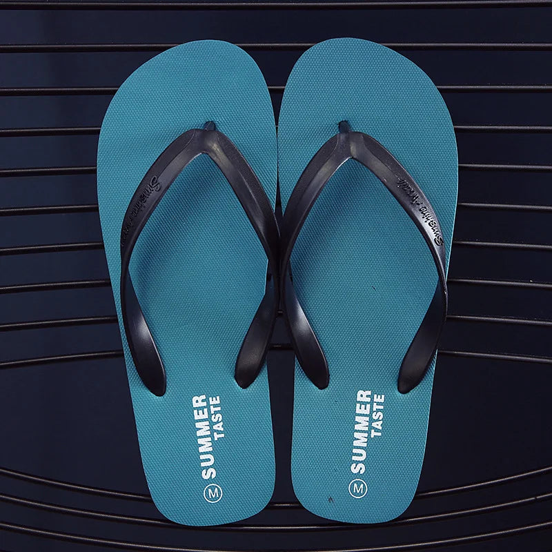 Menn sko sommerstrandsandaler anti-skli mote utendørs pustende casual par strand sandal flip flops sko tøfler menn