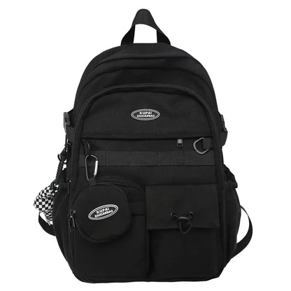 2024 New Multi-pocket Women Backpack High Quality Youth Waterproof Backpacks for Teenage Girls Boys Female School Bag Bagpack