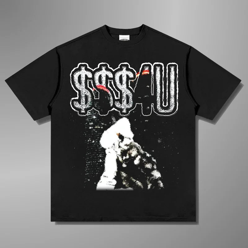 Drake und PartyNextdoor ein Sexlied 4 u 2025 T-Shirt Männer Frauen Harajuku O-Neck Sommer Freizeit-T-Shirt-Baumwolltops Kleidung Tee