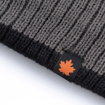 Muške lubanje Beanies Pleteni vuneni šeširi muškarci zima pletenje debelog šešira s dvostrukim slojem Čvrsta boja Velvet Topli poklopac poklopca poklopca