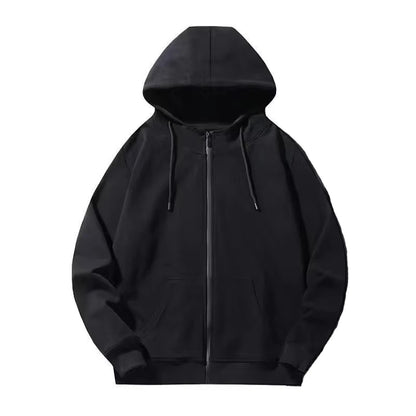 2025 New Letter Embroidery Zipper Casual Men Suit Y2K Men's Harajuku Fashion Women Retro Hoodies Couple Sweatshirts Sweatpants