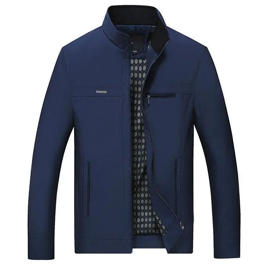 Thin Solid Color Social Jackets for Men Causal Business Jacket Men Quality Formal Office Dress Jacket Coat Male Autumn Spring