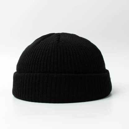 Brand Oohmy Knitted Hats for Men Women, Skullies Caps, Warmer Bonnet, Casual Cap, Monochromatic, Male and Female, Winter, 2024