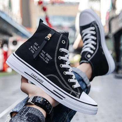 Men Sneakers Men schoenen vulcaniseer canvas schoenen hoge top sportschoenen casual ademende platform schoenen man trainers teniz masculino