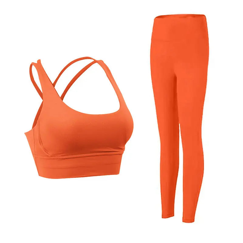 2 Piece Yoga Clothes Women's Tracksuit Athletic Wear Pilates Fitness Suit Gym Workout Push Up Clothes Sports Leggings Suit👖👖