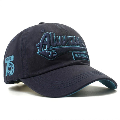 2023 Nuovo cappellino da baseball di cotone all'aperto per donne Fashion Casual Retro Retro's Cap maschi