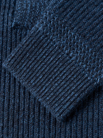 Simwood High Standard Autumn nieuw aankomsten SHAWL COLLAR CARDIGAN MANNEN 7 GAAGE VINTAGE SWEATER JAAKTEN KNITTWEAR
