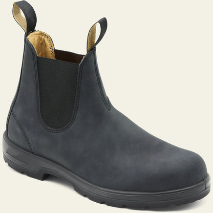 Zapatos de cuero retro de lujo Botas Chelsea Casual Capricional Cómoda Unisex Tobillo Estilo británico Botas de trabajo para hombres Big Tamaño 35-49