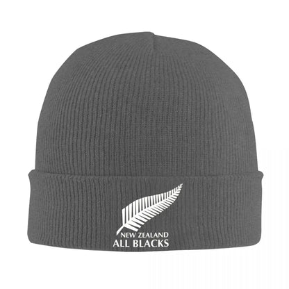 All Blacks Rugby Hat Autumn Winter Beanie Warm Caps Men Women Skullcap