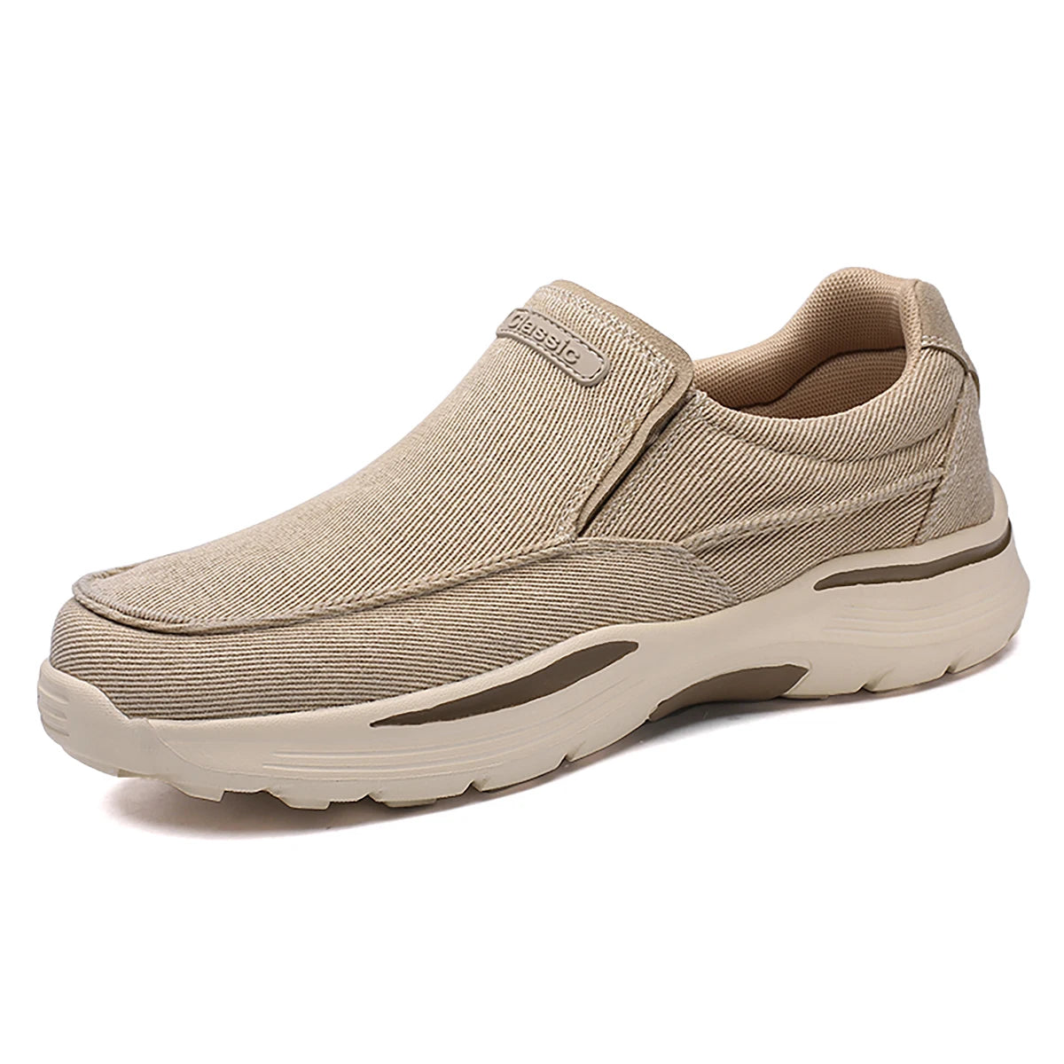 Mænds afslappede sko lærred åndbart loafers mænd 2024 ny mandlig komfortabel udendørs vandresko klassiske loafers mænd sneakers