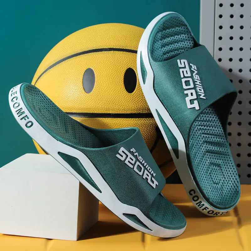 2023 Men's Summer Slippers Anti-slip Thicken EVA Soft Slipper Outdoor Beach Flip Flops for Men Household Comfortable Shoes