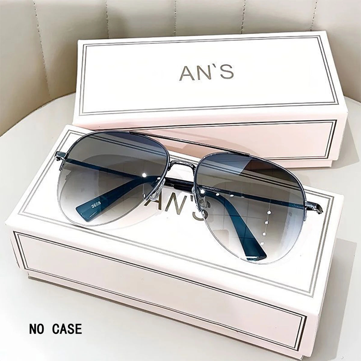 1pc Aviator Fashion Large Face Driving Riding Stylish Trendy Personality Sunglasses For Men
