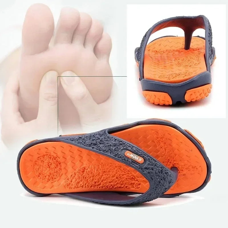Nýtt sumar tískuflipp flip flops frjálslegur inniskór innandyra og útiskór úti