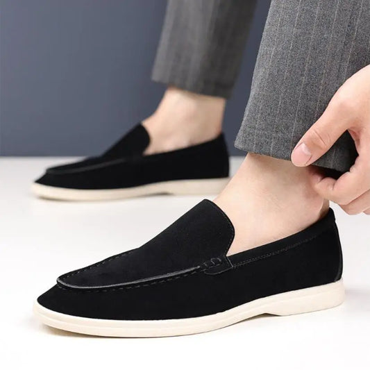 Mode heren slip-on casual schoenen suede lederen heren trendy klassieke loafers mocassins mannen buiten rijden