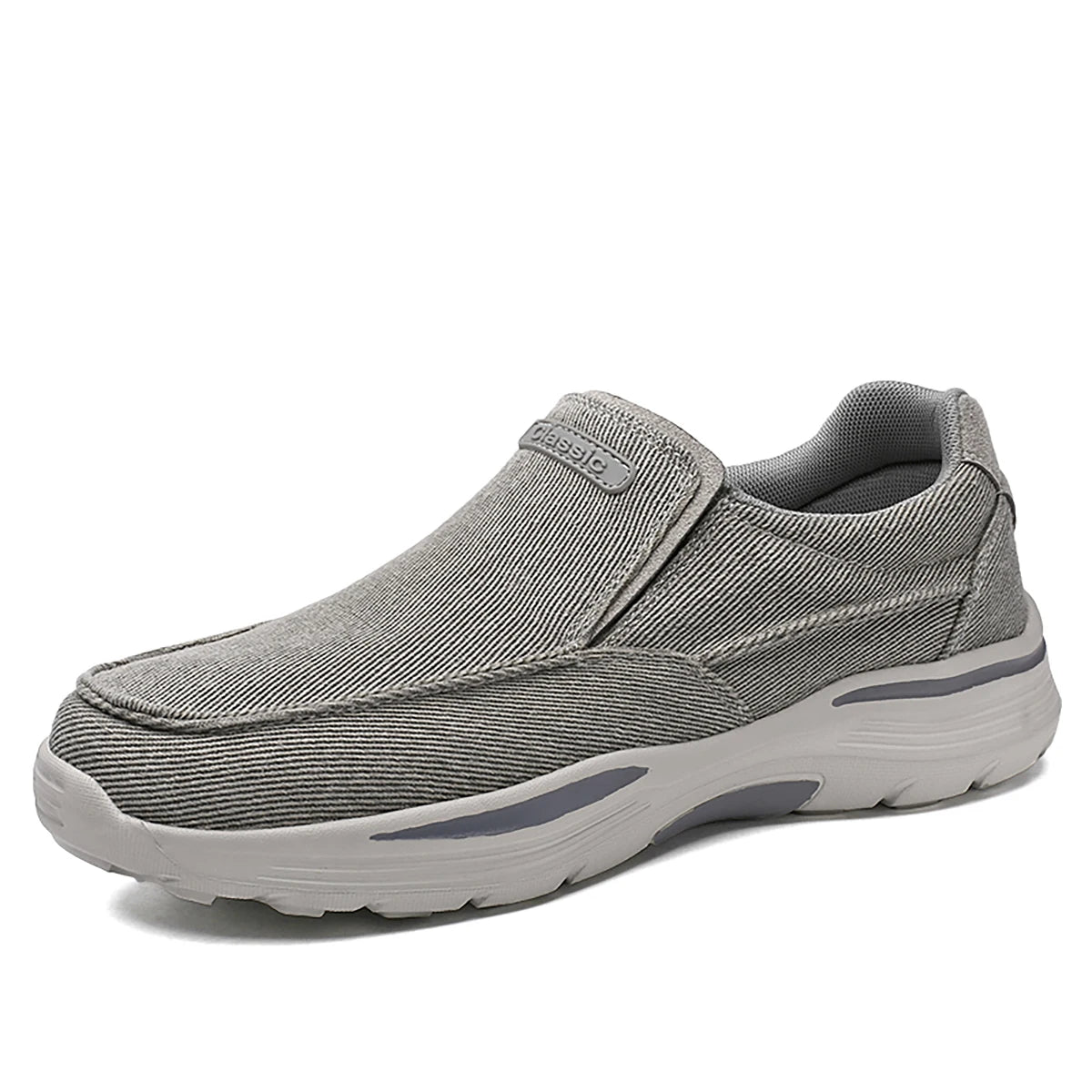 Mænds afslappede sko lærred åndbart loafers mænd 2024 ny mandlig komfortabel udendørs vandresko klassiske loafers mænd sneakers