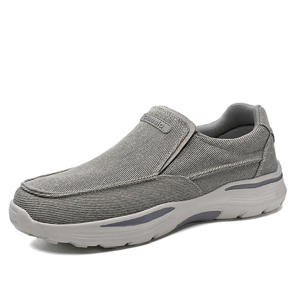 Mænds afslappede sko lærred åndbart loafers mænd 2024 ny mandlig komfortabel udendørs vandresko klassiske loafers mænd sneakers